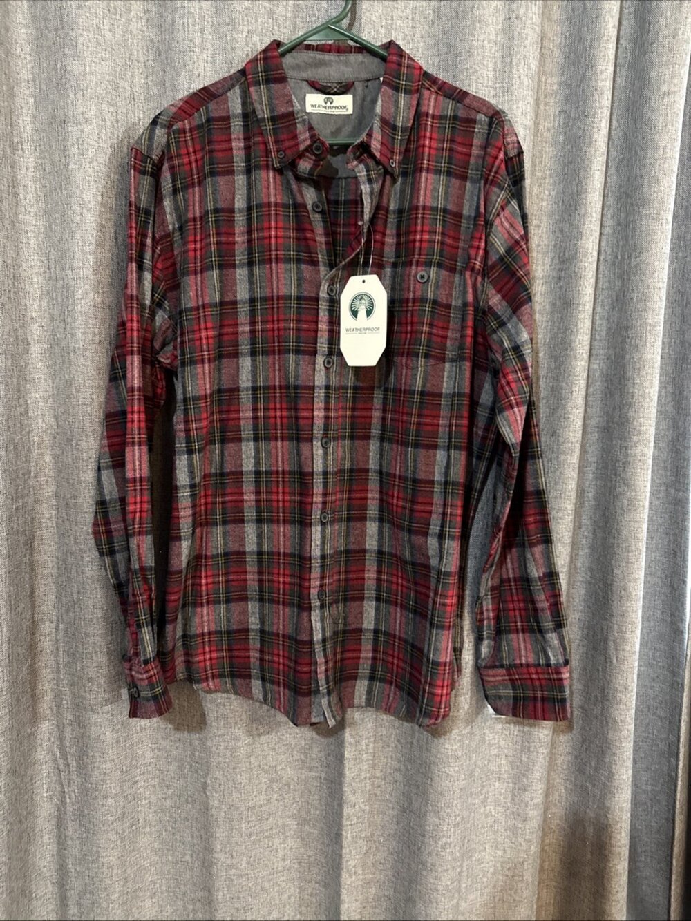 weatherproof flannel men Large  New With Tags